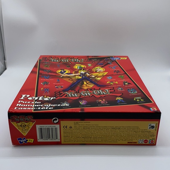 Yu-Gi-Oh Poster Puzzle 250 Pieces Mattel Vintage New Sealed - Picture 6 of 11
